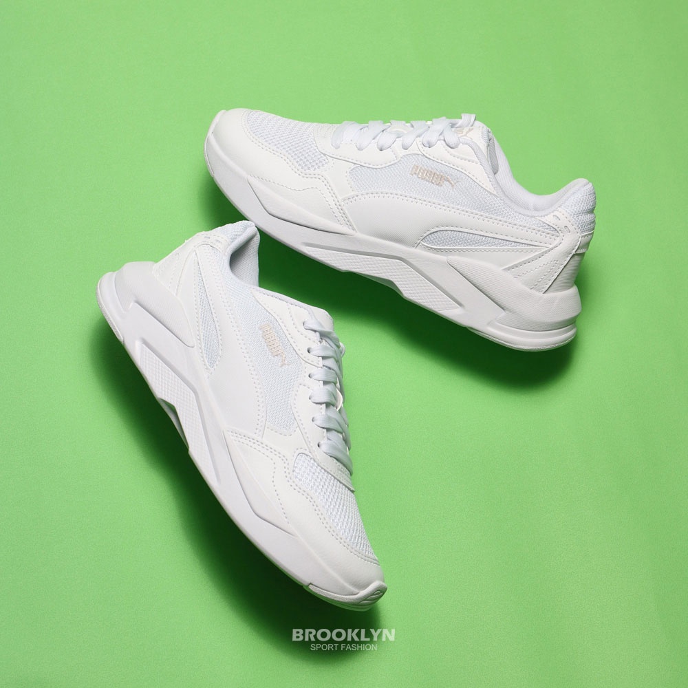 PUMA 休閒鞋 X-RAY SPEED LITE 經典 全白 運動鞋 男女 (布魯克林) 38463902