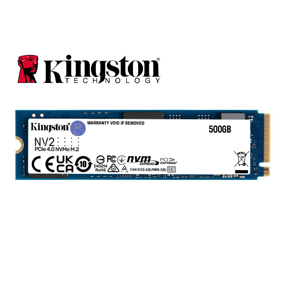 金士頓 SNV2S|500G NVMe SSD 500GB Gen4 PCIe 固態硬碟