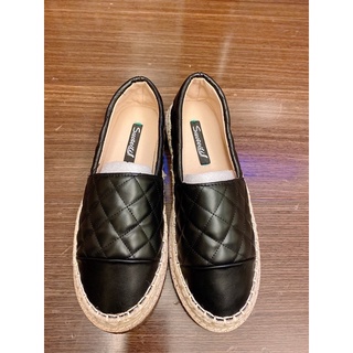 草編鞋#專櫃品牌#全新#全真皮#草編鞋#懶人鞋#真皮#小香風