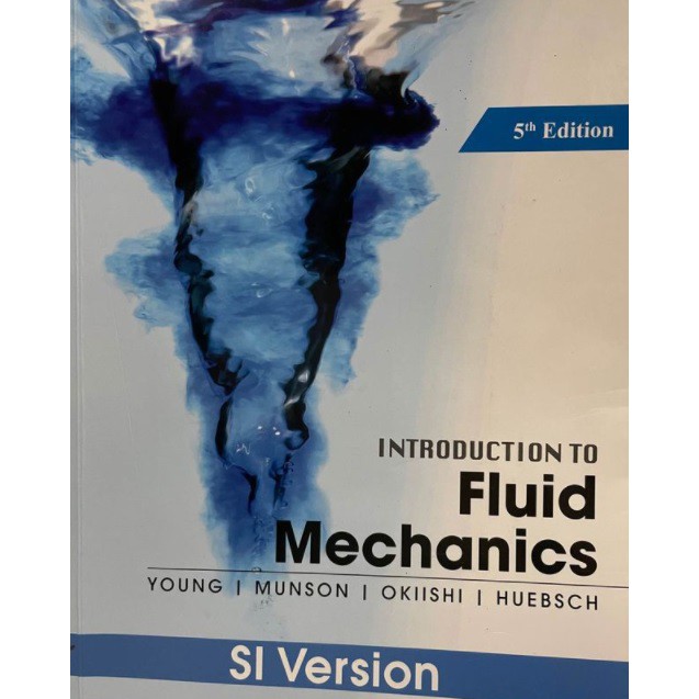 正版二手書 流體力學introduction To Fluid Mechanics 5e 9780470902158 蝦皮購物