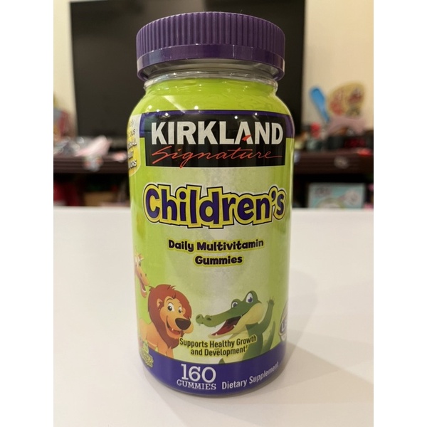 美國帶回 kirkland 兒童綜合維他命軟糖 一瓶160顆 有效期限2023.11