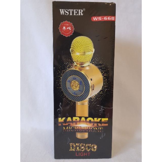 WSTER WS-668無線藍芽智慧喇叭 麥克風
