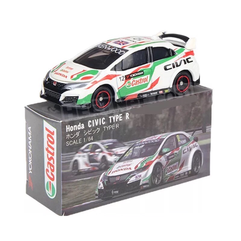 Tomy Tomica Honda Civic Type R Castrol嘉實多特殊式樣 二改 二次 特別