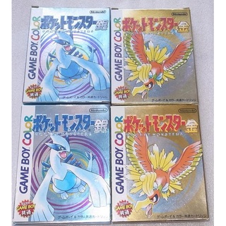 GAME BOY 神奇寶貝 金版 銀版 寶可夢 盒書全 gameboy