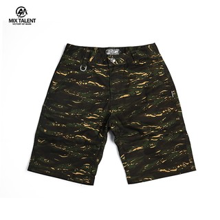MIX TALENT 迷彩 短褲 CAMOUFLAGE SHORT PANTS - 深綠