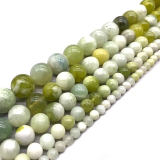 天然石彩色翡翠玉髓珠圓形散珠用於珠寶製作 DIY 手鍊項鍊 15 英寸 4/6/8/10/12 毫米