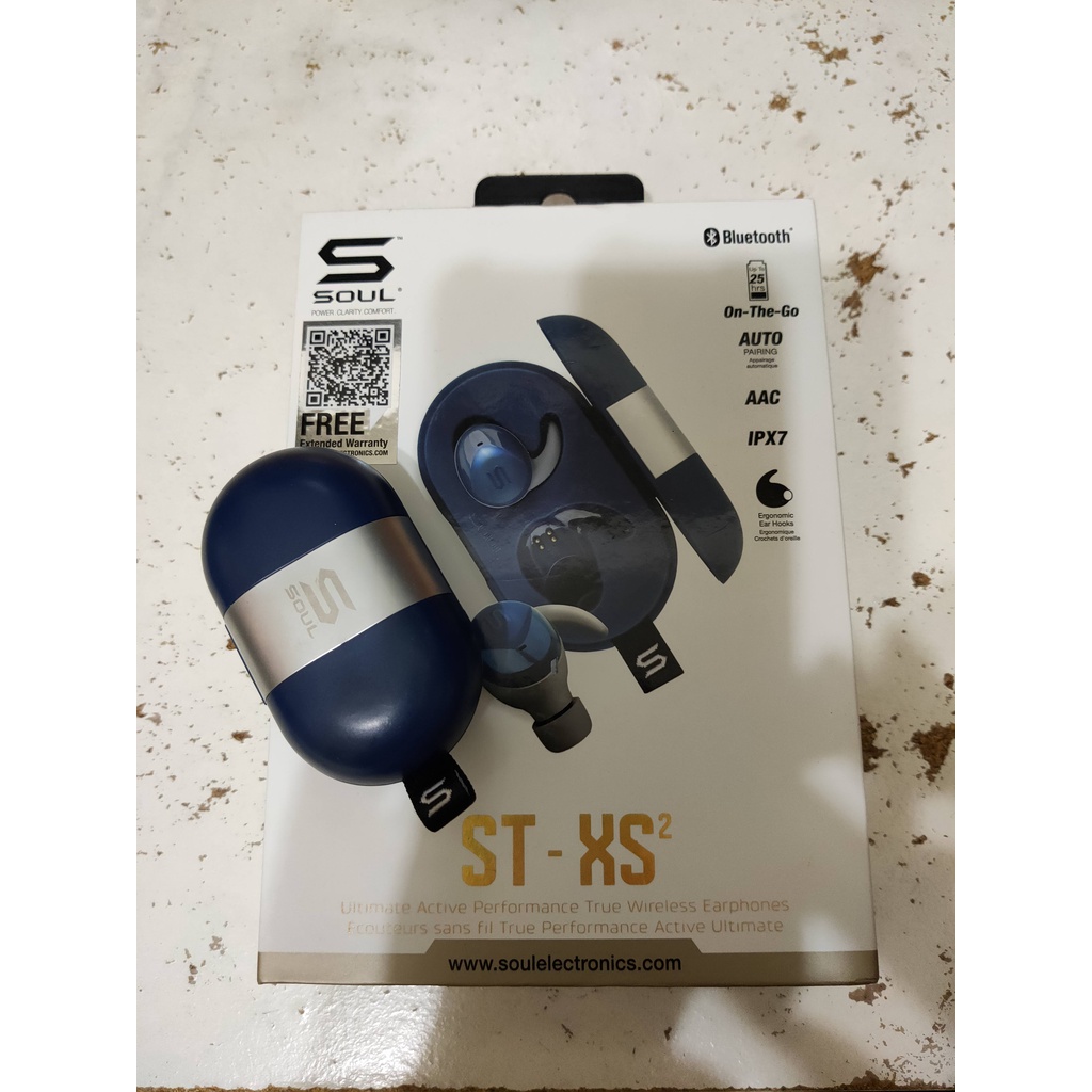 SOUL ST-XS2 真無線藍芽耳機2代 IPX7 防水 藍芽5.0 長效30小時