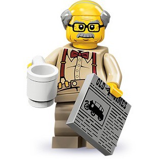 ||一直玩|| LEGO 10代人偶 71001 #8 爺爺 Grandpa