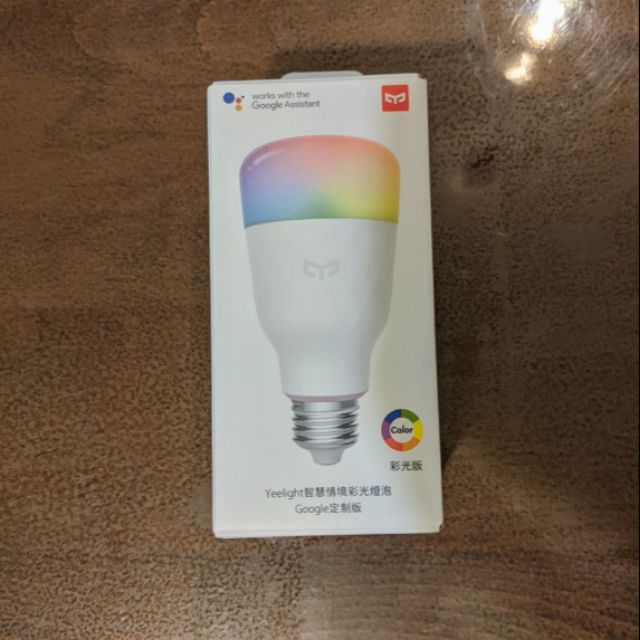 YEELIGHT 智慧情境彩光燈泡 Google訂製版 （超取免運）