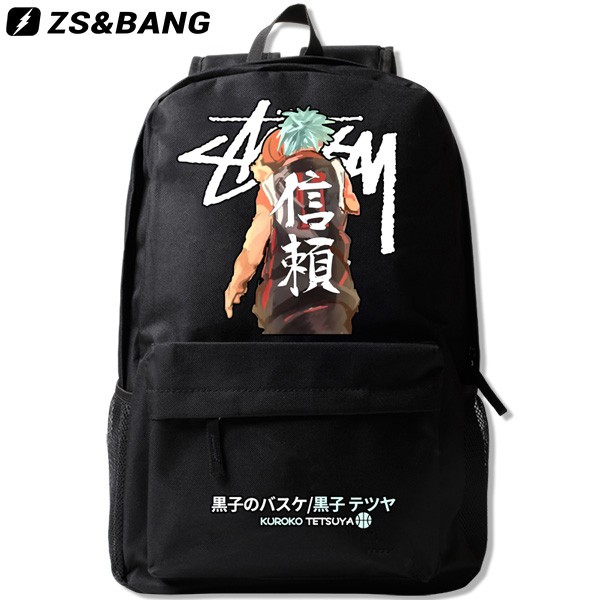 學生包 现货挚尚帮服饰黑子的籃球哲也動漫周邊青少年學生中學生書包雙肩包背包男生輕便 蝦皮購物