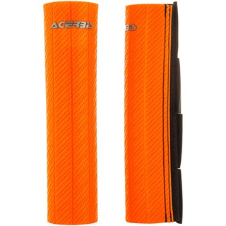 【德國Louis】Acerbis越野摩托車前叉保護套 43-48mm 橘色前叉管防敲套碳纖維紋防刮套編號10019295