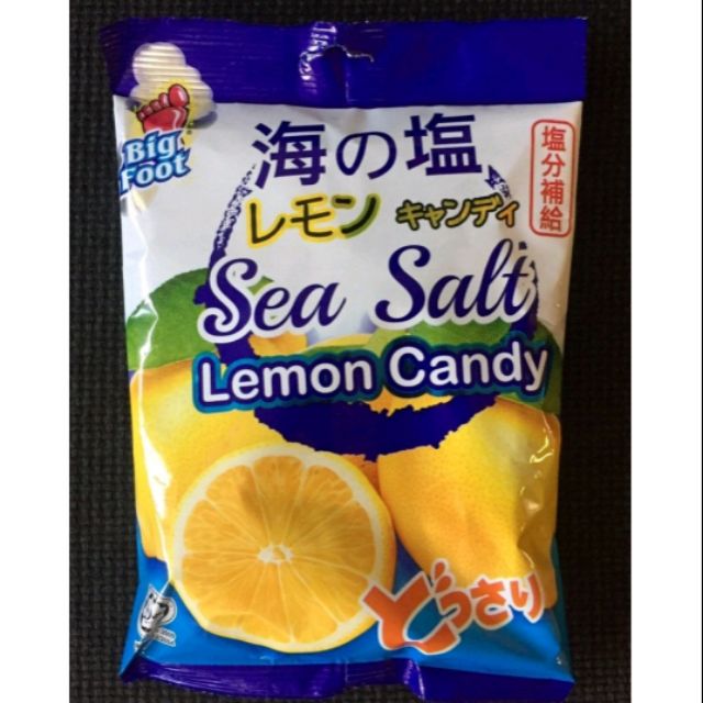 【大手謙小手】Big Foot 海鹽檸檬糖 薄荷岩鹽檸檬糖 馬來西亞製造 鹽糖 BF 大腳檸檬糖 岩鹽糖 BF糖 海鹽糖