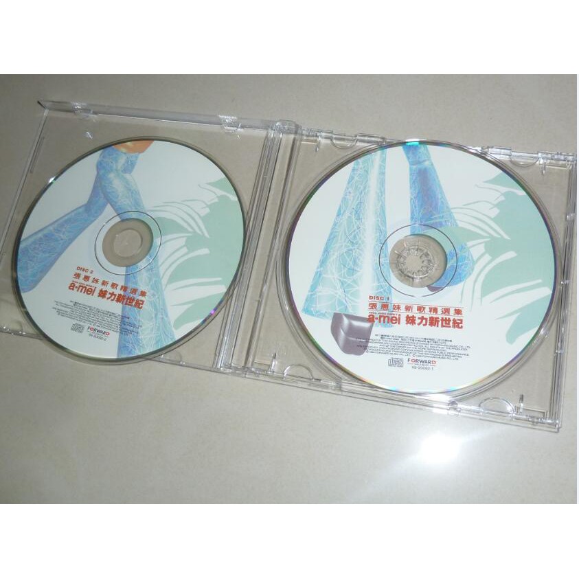 二手正版 CD 張惠妹 新歌精選集 妹力新世紀 a-mei 2CD (裸片)
