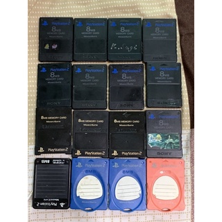 PS PS2原廠與授權廠 二手1M 8M 記憶卡