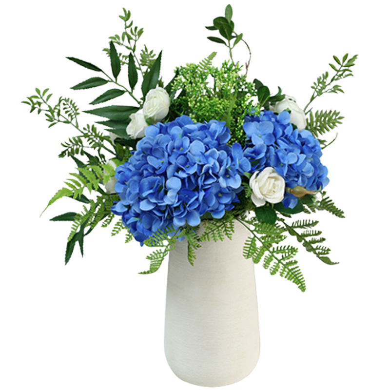 現貨免運布花朵仿真繡球花客廳輕奢花藝擺件裝飾花捧花玫瑰花假的仿真花束 蝦皮購物