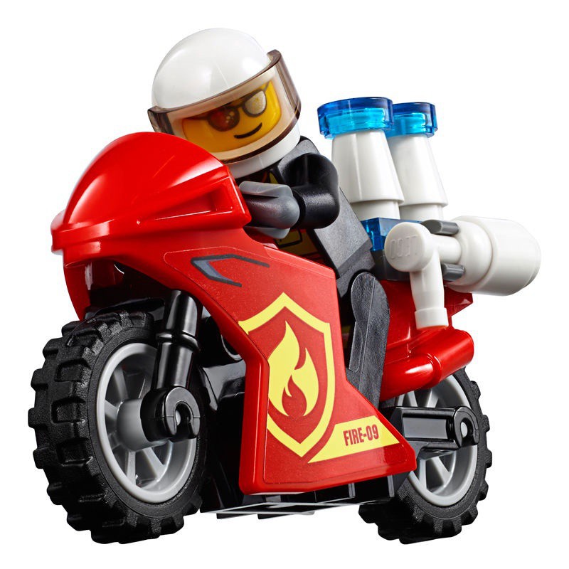 《台灣發貨》👀兼容樂高城市 消防救援隊總局60215積木男孩子玩具樂高匹配拼裝
