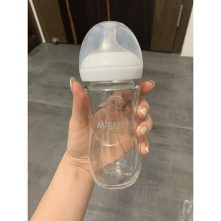 新安怡 AVENT 親乳感玻璃奶瓶 240ml （全新）