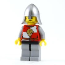 【台中翔智積木】LEGO 樂高 城堡系列 7187  Dragon Knight 獅國士兵 (cas497)