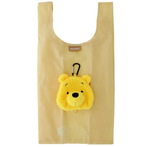 現貨【HelloMira】日本迪士尼小熊維尼環保購物袋 收納於維尼中 輕巧購物袋 環保袋 購物袋 可愛購物收納袋 購物包