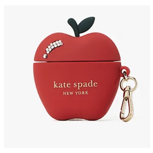 咩兒美國代購🌈Kate Spade 蘋果造型 airpod 保護殼 鑰匙圈