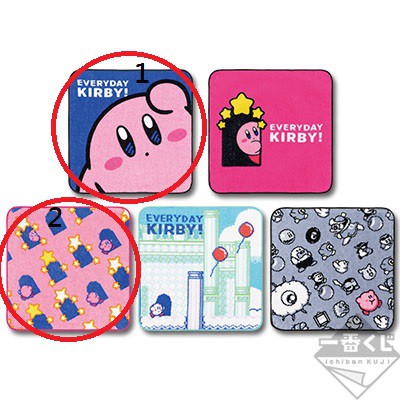 星之卡比 一番賞 EVERY DAY KIRBY! F賞 毛巾