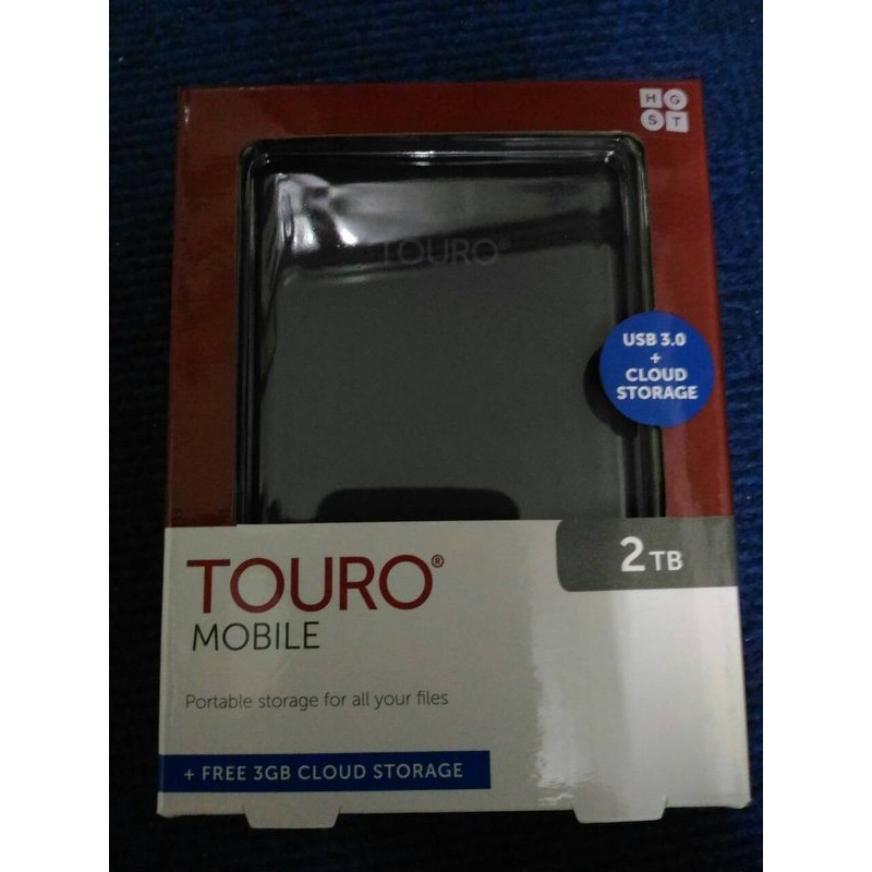 日立 HGST Touro Mobile Refresh 2TB USB3.0 2.5吋行動硬碟(原廠三年保固)