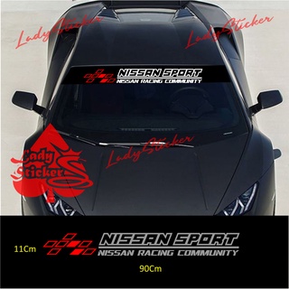 NISSAN 汽車貼紙 NISSAN JUKE SERENA EVALIA MARCH ETC 汽車後擋風玻璃貼紙