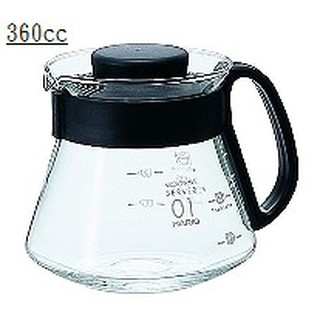 HARIO V60 經典咖啡壺 360ml ( XVD-36B ) 450ml 可微波 耐熱玻璃 咖啡壺 花茶壺 滴漏壺