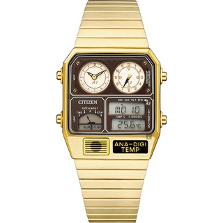 ∣聊聊可議∣CITIZEN星辰 ANA-DIGI TEMP 80年代復古手錶 指標/數位/溫度顯示 JG2103-72X