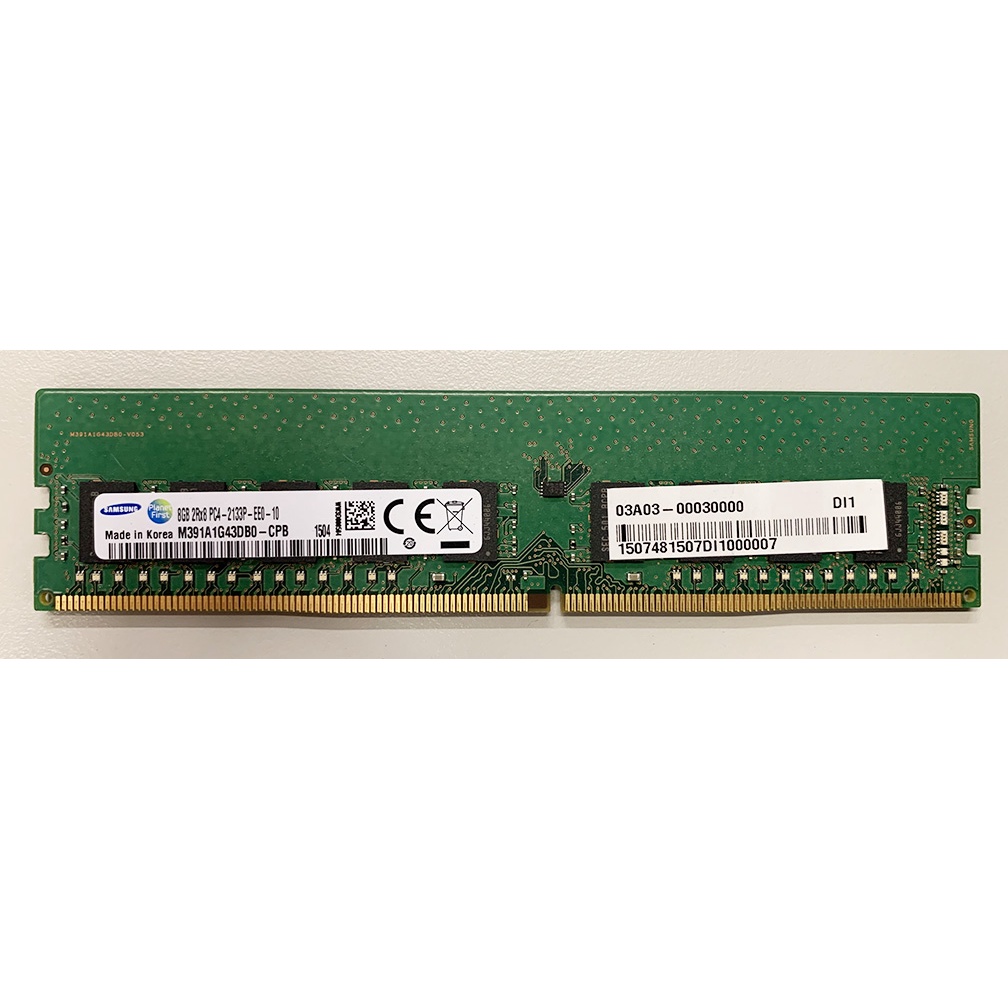 三星 Samsung 8GB 2Rx8 PC4-2133P ECC 伺服器記憶體