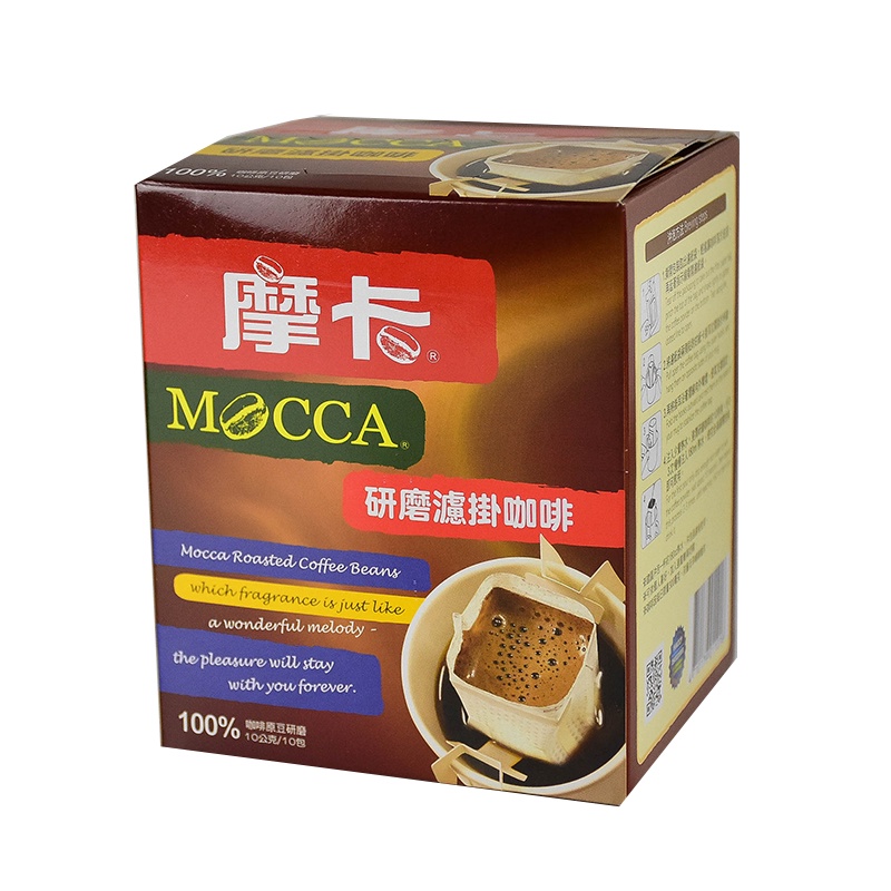 MOCCA摩卡 研磨濾掛咖啡 10g x 10入【家樂福】