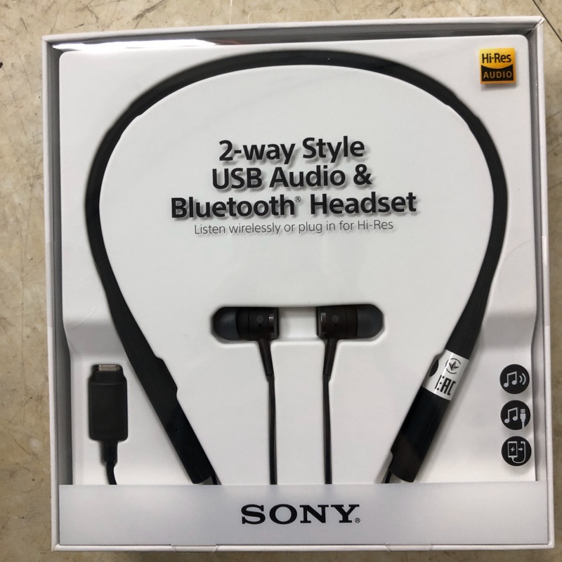 💰降價✨老闆不在✨全新品 公司貨 原廠SONY SBH90C 無線藍牙耳機 高音質 頸掛式 兩用耳機 黑色 Sbh90