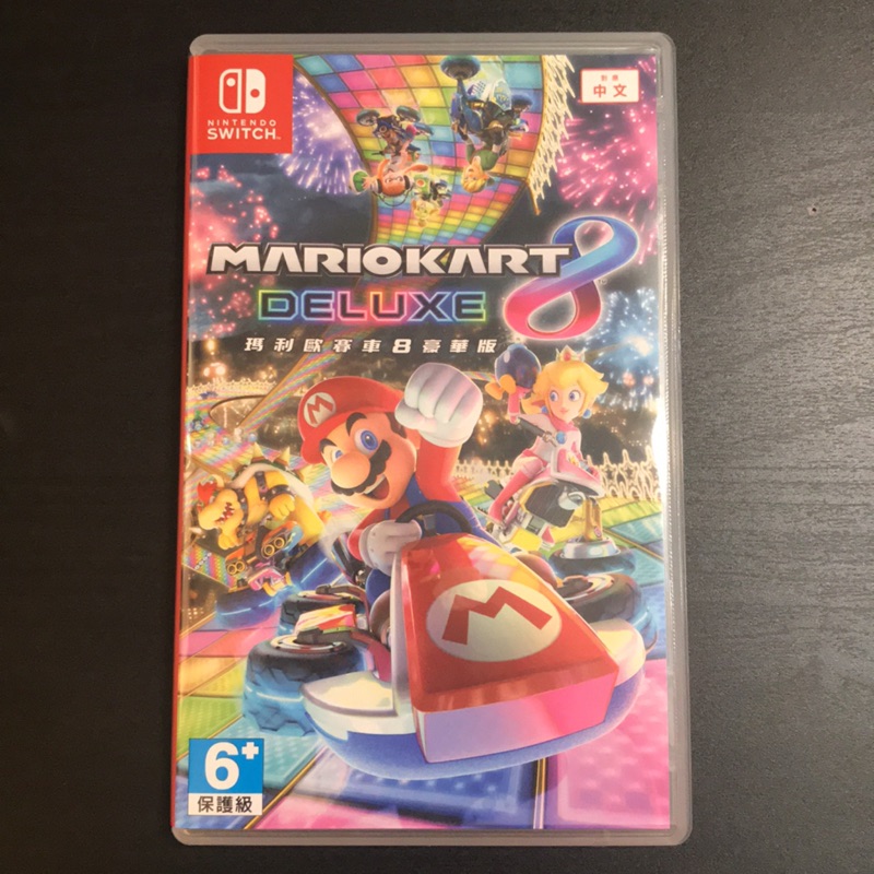 Switch 二手遊戲瑪利歐賽車8 豪華版中文版 蝦皮購物