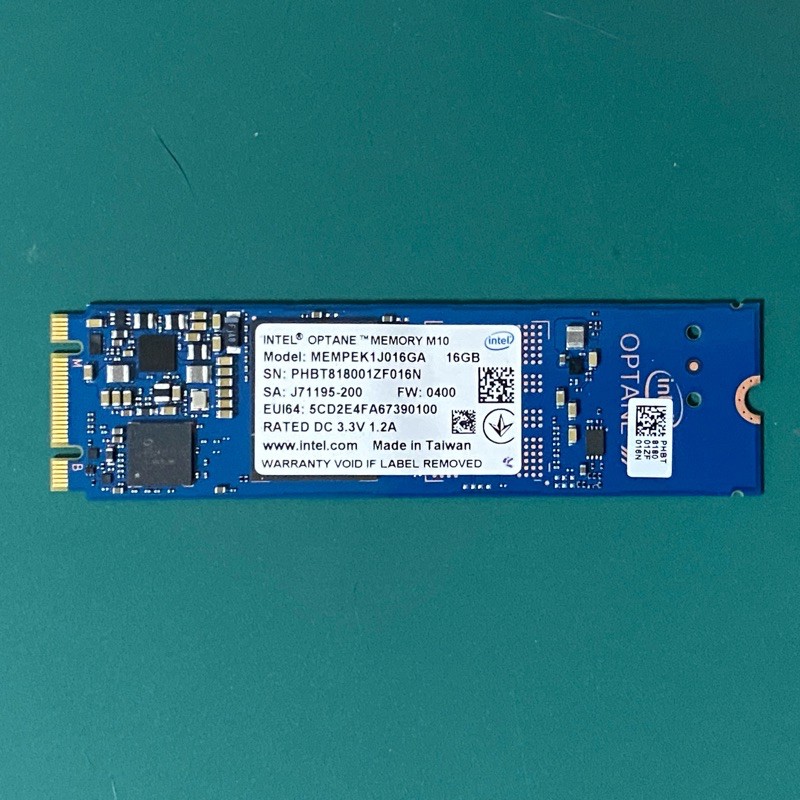 Optane™ Memory 16G 硬碟加速器 拆機良品
