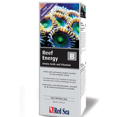 [HAPPY水族] 以色列Red Sea紅海 珊瑚能量食物B (胺基酸)500ml/1L 海水添加劑 珊瑚B劑
