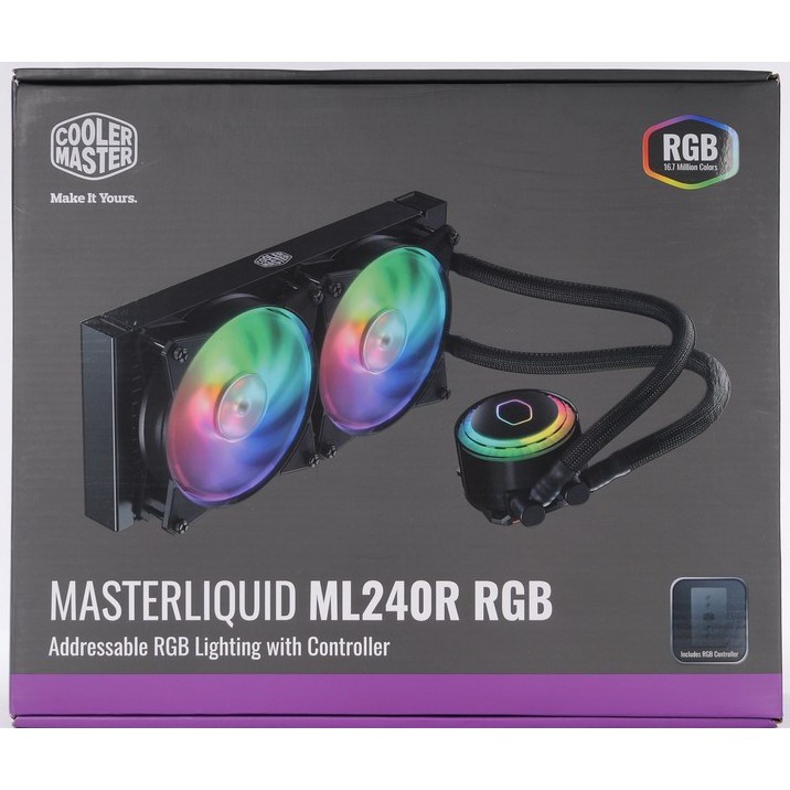 CoolerMaster 酷碼 MasterLiquid ML240R RGB 水冷散熱器