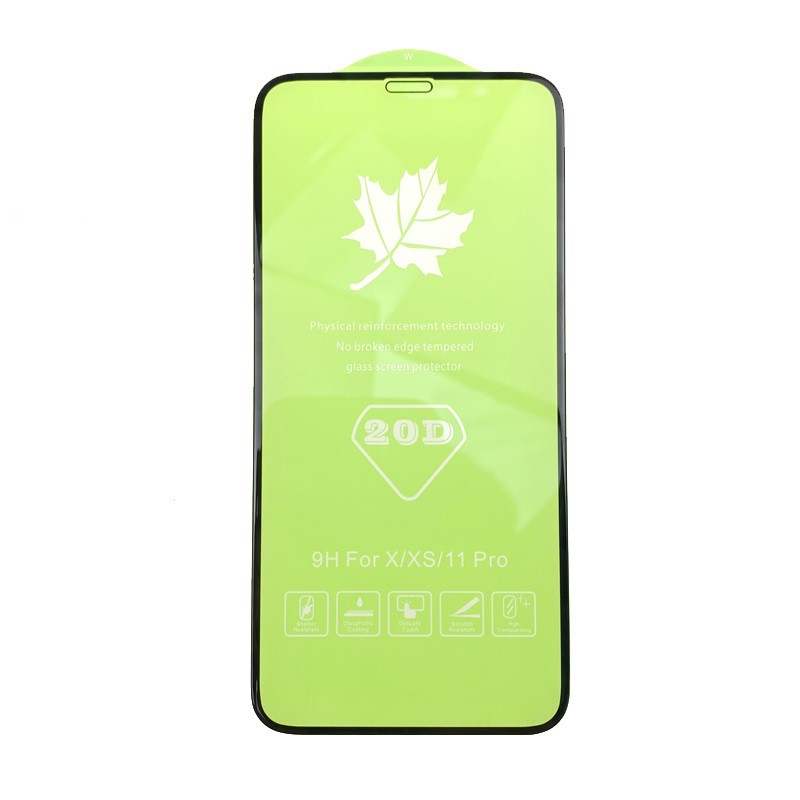 20D 鋼化玻璃保護貼 適用於 iPhone 11 12 13 14 15 16 mini Pro XR Max 鋼化膜