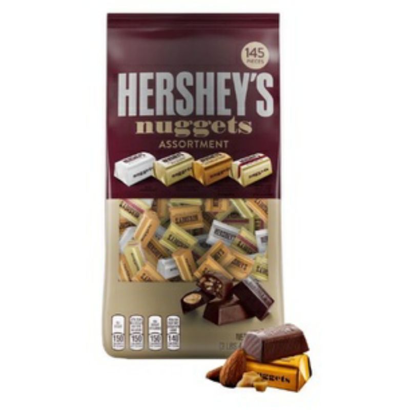 特價145顆 1.47Kg Hershey's 綜合巧克力 賀喜巧克力 好時巧克力 金磚巧克力黑巧克力 杏仁太妃 好市多