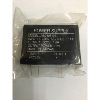 POWER SUPPLY 電源供應器 A5-230310B DC3V1A 12W 中古新品