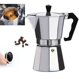 摩卡壺咖啡咖啡機茶壺爐灶過濾器 450ML 9CUP 不銹鋼濃縮咖啡機茶壺