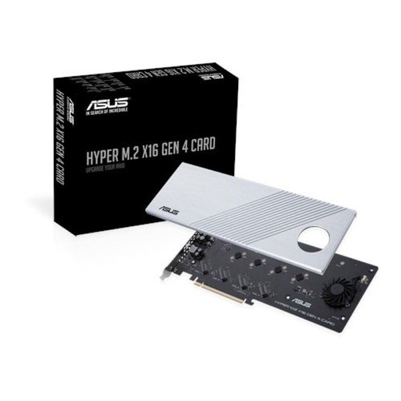 全新公司現貨 華碩ASUS HYPER M.2 X16 GEN 4 CARD PCIe 4.0介面卡 擴充轉接