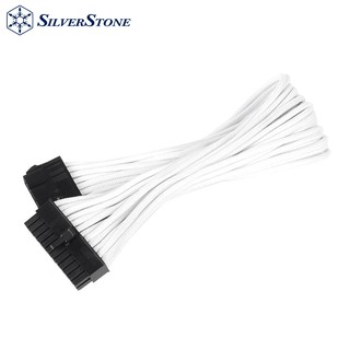 銀欣 SST-PP07-MBW 白色 1x24pin對24pin ATX接頭 電源供應器 線材 現貨 廠商直送