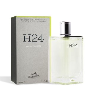 HUAHUA香水美妝 HERMES 愛馬仕 H24 綠動 男性淡香水 淡香精 50 100ml 禮盒『全新正品』