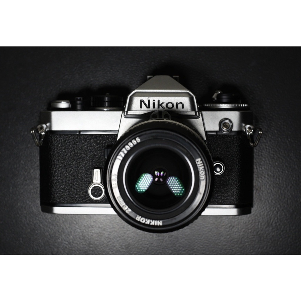 【經典古物】經典相機 NIKON FE 銀 單反＋NIKKOR 28mm f3.5 定焦鏡 FM FA FM2 F F3
