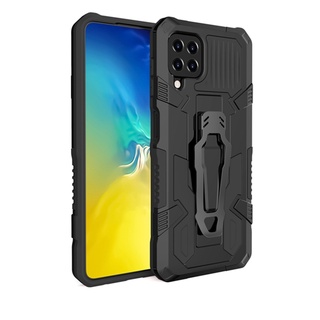三星 Galaxy A12 A22 A32 A42 A52 A52s A72 4G 5G 裝甲支架支架 TPU + PC