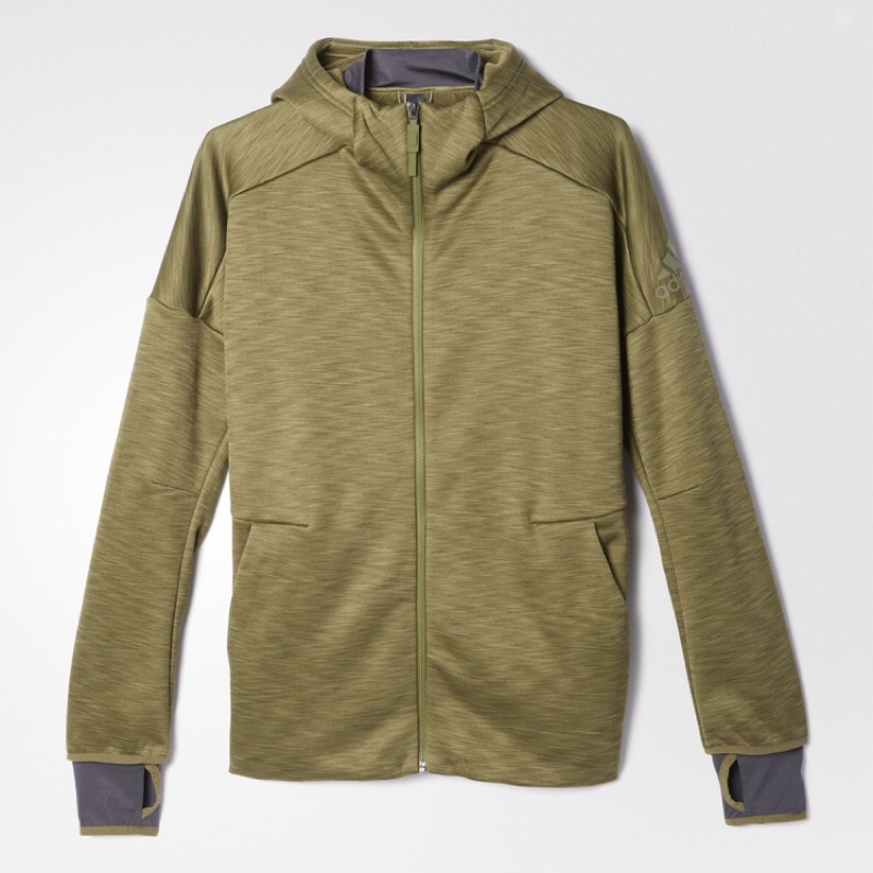 Adidas ZNE Climaheat hoodie 軍綠色外套| 蝦皮購物