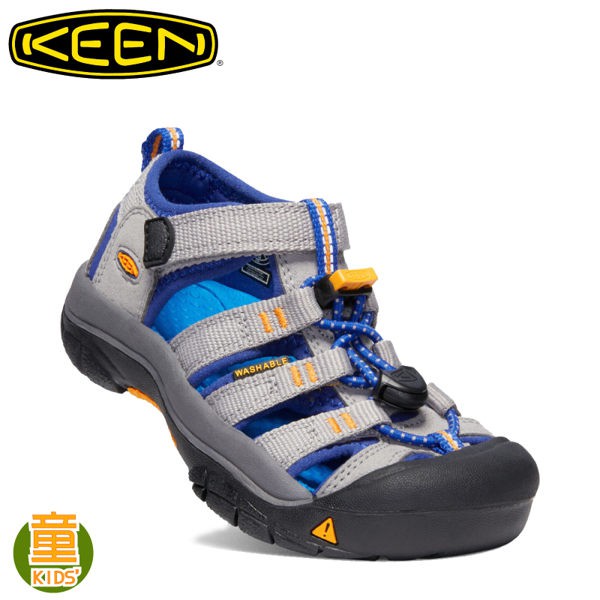 KEEN 美國 童 NEWPORT H2 護趾涼鞋《深灰/寶藍》/1020355/輕量透氣/水陸兩用鞋/溯溪鞋/悠遊山水