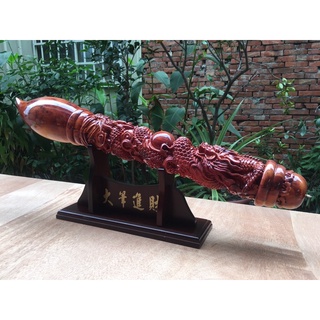 100%臺灣設計製造 開運 招財 82/62公分龍柏 龍筆 文昌筆 龍柏 臺灣檜木 擺飾 擺件 招財擺飾 招財擺件