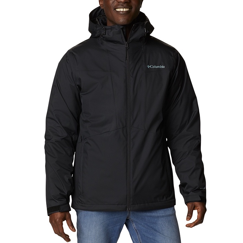 【Columbia】UWE59790 男款 OT防水保暖兩件式外套 黑色 三合一外套