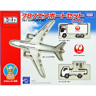 絕版收藏 熱賣款 專櫃正品TAKARA TOMY JAL 日本航空 飛機系列 波音787機場套裝組